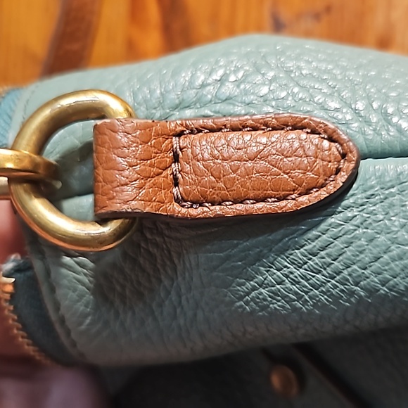 Fossil Jenna Satchel 2 Tone Tote/Shoulder Bag - Picture 7 of 13